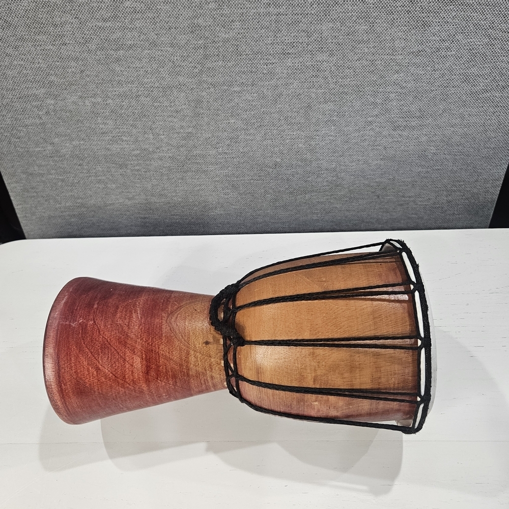 Bongo Drum. Leather skin top & wood music instrument. Drums Percussion Band - Picture 7 of 9